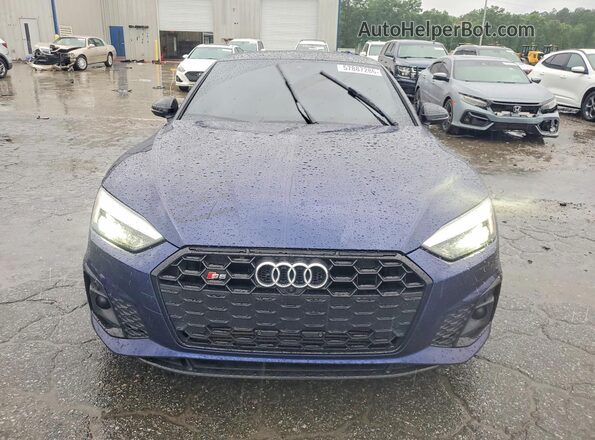 WAUB4CF51MA013922 2021 AUDI S5 Blue Front view