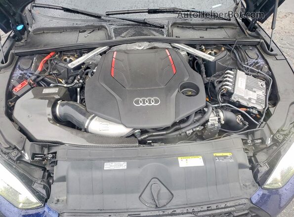 WAUB4CF51MA013922 2021 AUDI S5 Blue Rear interior view