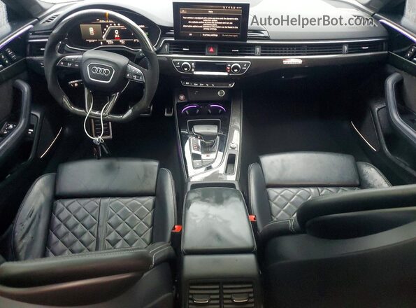 WAUB4CF51MA013922 2021 AUDI S5 Blue Dashboard view