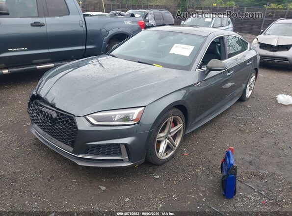WAUB4CF56JA088918 2018 AUDI S5 Gray Передня ліва чверть