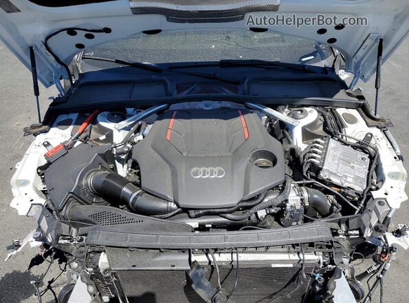 WAUB4CF58RA097941 2024 AUDI S5 White უკანა სალონის ხედი
