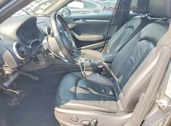 WAUB8GFF1G1068458 2016 AUDI A3 Gray Front interior view