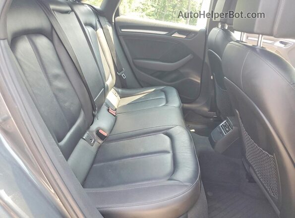 WAUB8GFF1G1068458 2016 AUDI A3 Gray Rear seats view