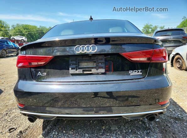 WAUB8GFF2H1009128 2017 AUDI A3 Black Հետևի տեսք