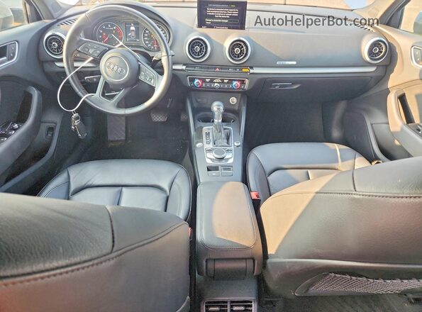 WAUB8GFF2H1074271 2017 AUDI A3 Gray Вид панелі приладів
