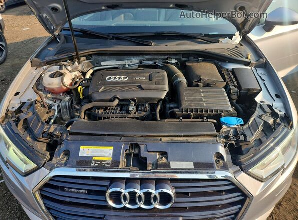 WAUB8GFF2H1074271 2017 AUDI A3 Gray Вид задньої частини салону