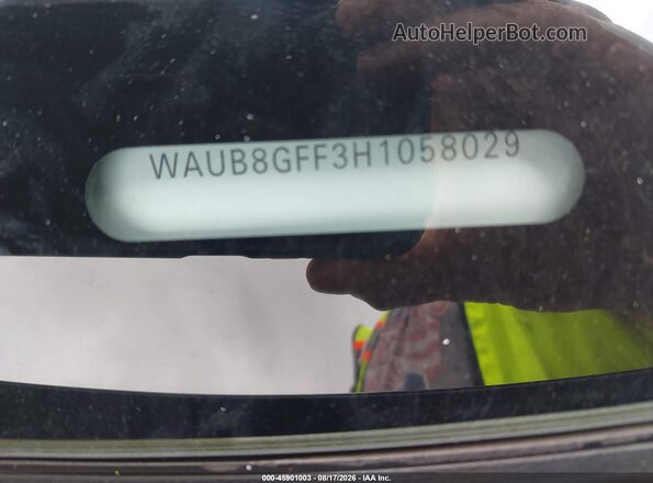 WAUB8GFF3H1058029 2017 AUDI A3 Синий 