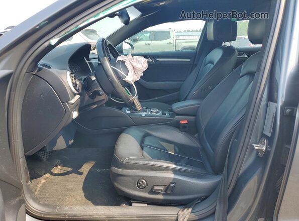 WAUB8GFF4G1042176 2016 AUDI A3 Gray Front interior view