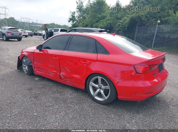 WAUB8GFF6G1019837 2016 AUDI A3 Red Rear left