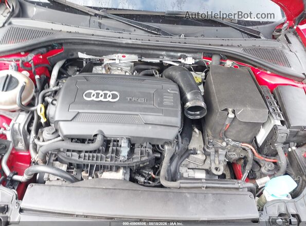 WAUB8GFF6G1019837 2016 AUDI A3 Red Rear view