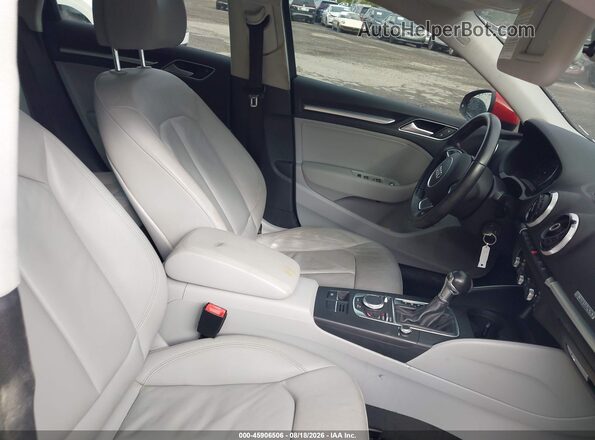 WAUB8GFF6G1019837 2016 AUDI A3 Red Front interior view
