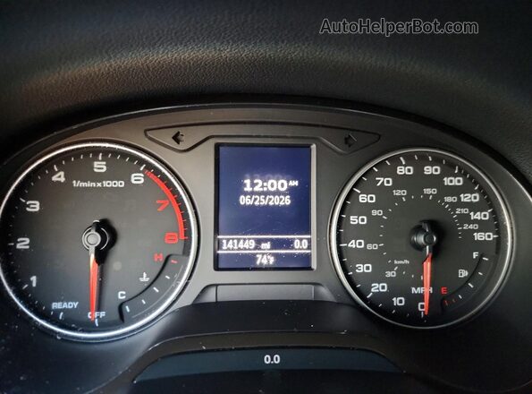 WAUB8GFF6G1045838 2016 AUDI A3 Gray Вид задніх сидінь