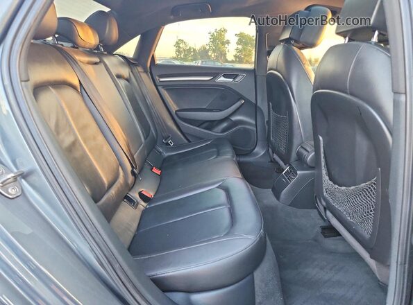 WAUB8GFF6G1045838 2016 AUDI A3 Gray Вид задньої частини салону