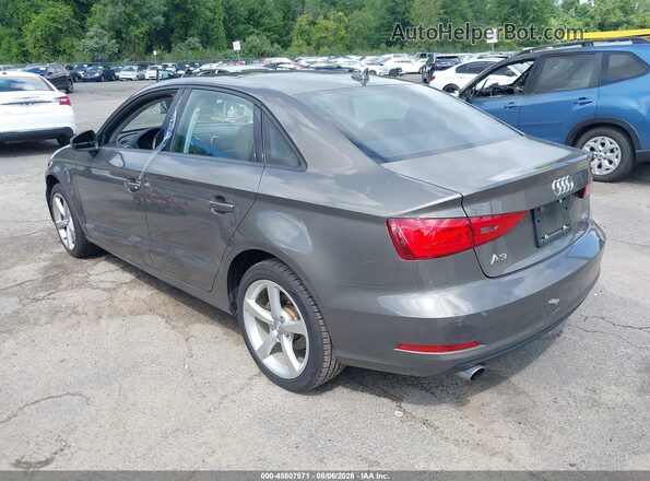 WAUB8GFF7G1020432 2016 AUDI A3 Gray Trasero izquierdo