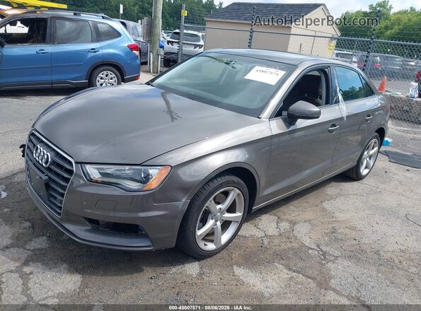 WAUB8GFF7G1020432 2016 AUDI A3 Gray Vista tres cuartos delantera izquierda