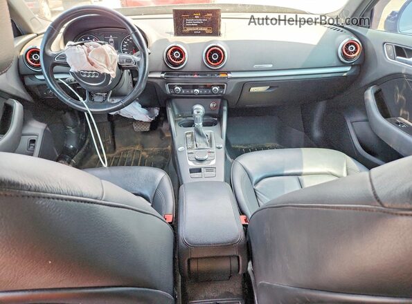 WAUB8GFF7G1052698 2016 AUDI A3 Gray Вид панелі приладів