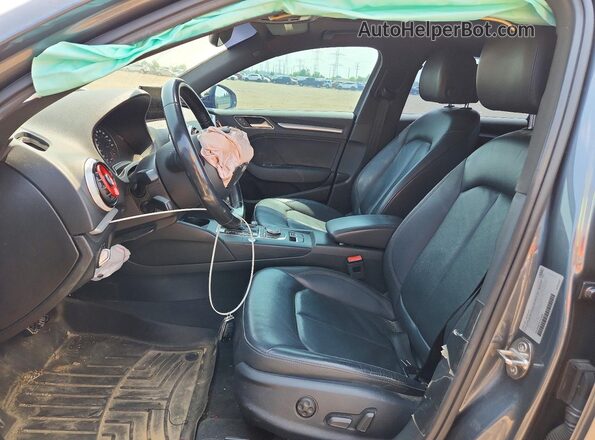 WAUB8GFF7G1052698 2016 AUDI A3 Gray Вид салону спереду