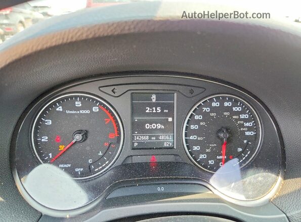 WAUB8GFF7G1052698 2016 AUDI A3 Gray Вид щитка приладів