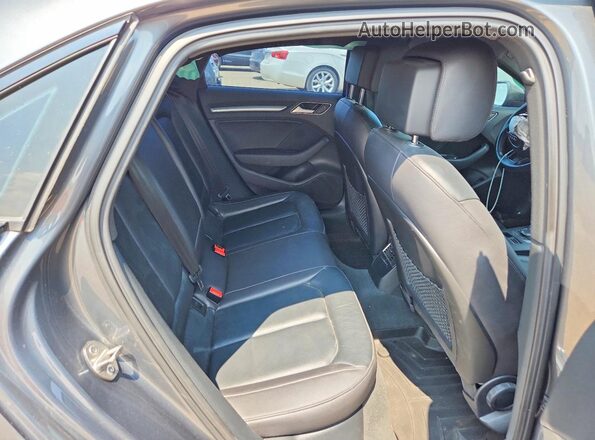 WAUB8GFF7G1052698 2016 AUDI A3 Gray Вид задніх сидінь