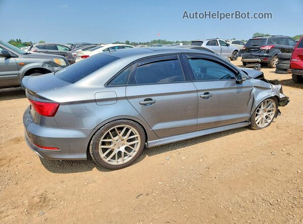 WAUB8GFF7G1052698 2016 AUDI A3 Gray Задня права чверть
