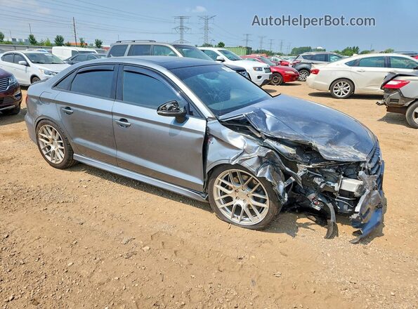 WAUB8GFF7G1052698 2016 AUDI A3 Gray Передня права чверть