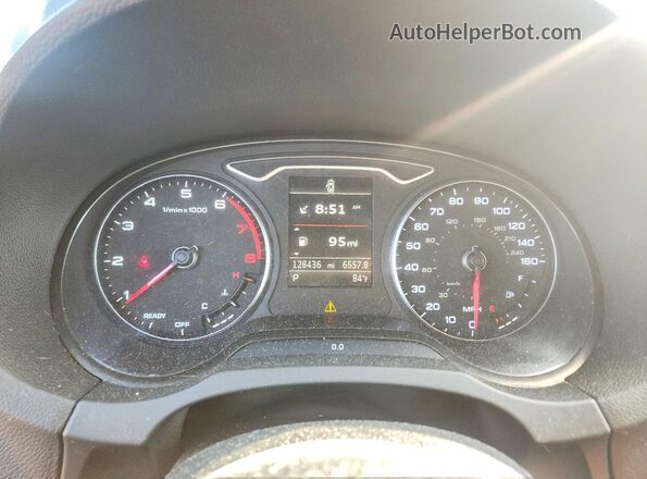 WAUB8GFF8G1053438 2016 AUDI A3 Black Вид щитка приладів