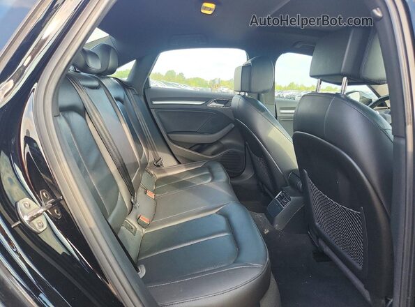 WAUB8GFF8G1053438 2016 AUDI A3 Black Вид задніх сидінь