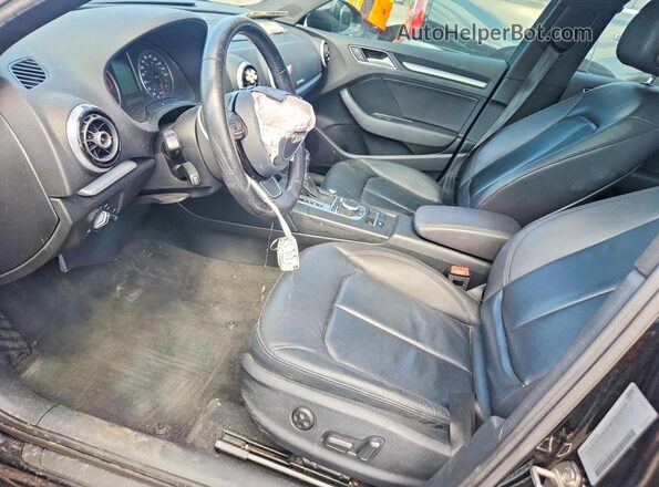 WAUB8GFF8G1081112 2016 AUDI A3 Black Вид салону спереду