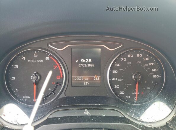WAUB8GFF8G1082261 2016 AUDI A3 White ხელსაწყოთა პანელის ხედი