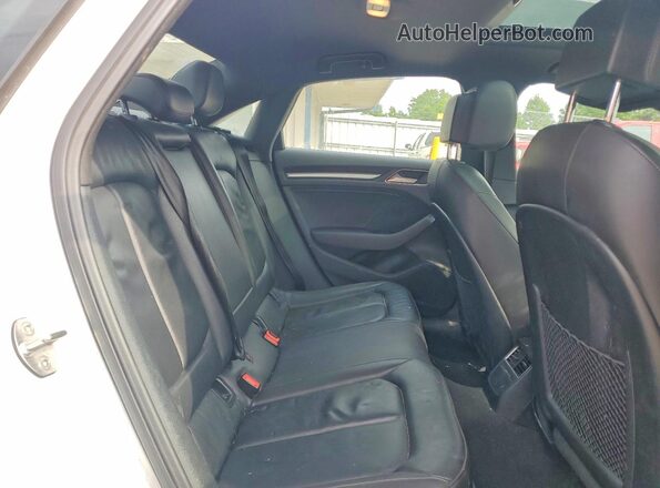 WAUB8GFF8G1082261 2016 AUDI A3 White უკანა სავარძლების ხედი
