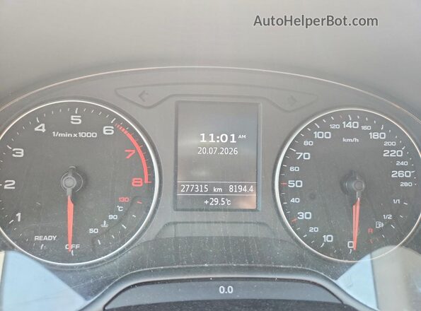 WAUB8GFF8G1106560 2016 AUDI A3 Черный Вид щитка приборов