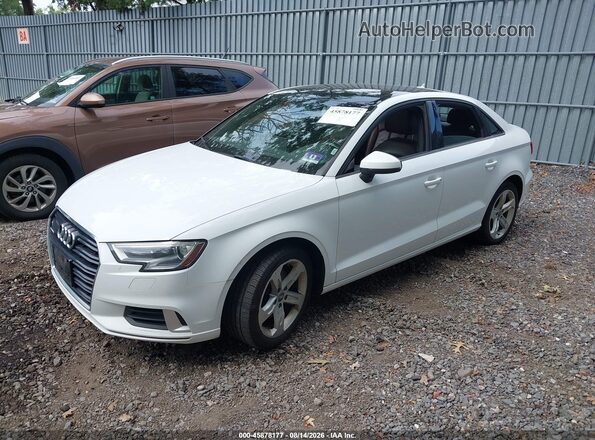 WAUB8GFF8H1051738 2017 AUDI A3 White წინა მარცხენა ხედი სამი მეოთხედიდან