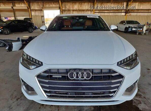 WAUBBAF40MN012786 2021 AUDI A4 White Դիմացի տեսք