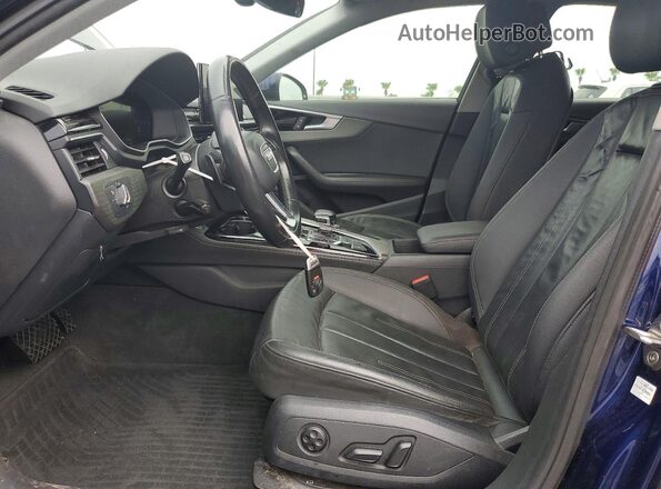 WAUBBAF4XMA036083 2021 AUDI A4 Blue Սալոնի դիմացի տեսք