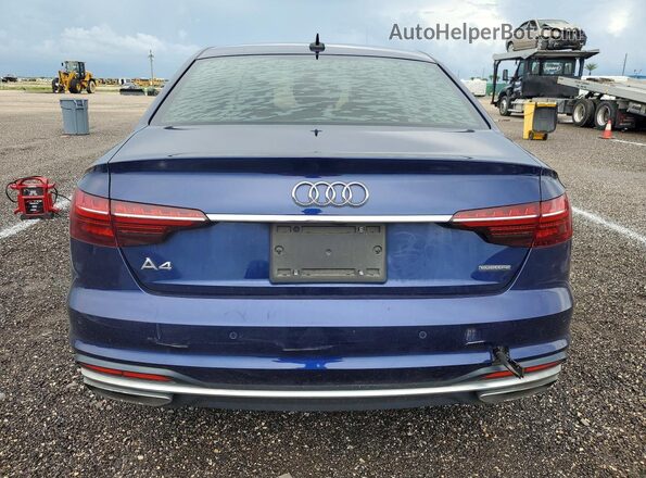 WAUBBAF4XMA036083 2021 AUDI A4 Blue Հետևի տեսք