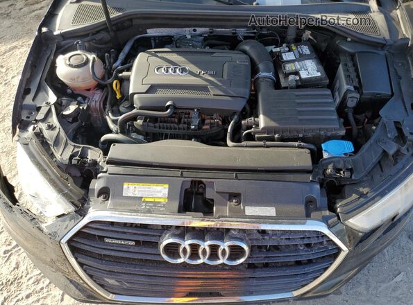 WAUBEGFF1K1018323 2019 AUDI A3 Black უკანა სალონის ხედი