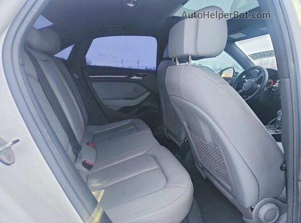 WAUBEGFF4K1019529 2019 AUDI A3 White Հետևի նստատեղերի տեսք