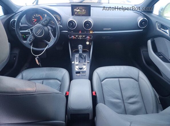 WAUBEGFF4K1019529 2019 AUDI A3 White Առջևի վահանակի տեսք