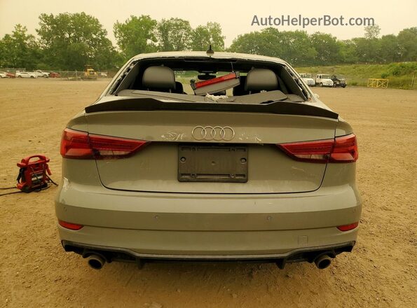 WAUBEGFF6LA100758 2020 AUDI A3 Gray Вид ззаду