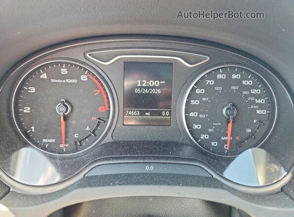 WAUBEGFF8LA105475 2020 AUDI A3 Black Instrument cluster view