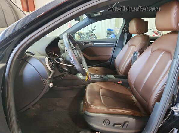 WAUBEGFF9KA104043 2019 AUDI A3 Black წინა სალონის ხედი