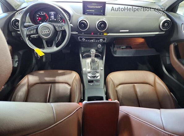 WAUBEGFF9KA104043 2019 AUDI A3 Black წინა პანელის ხედი