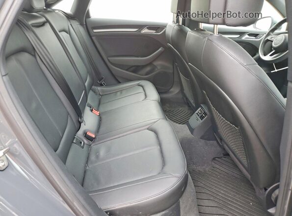 WAUBEGFFXK1020751 2019 AUDI A3 Gray Rear seats view
