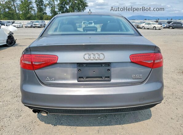 WAUBFAFL4GN004397 2016 AUDI A4 Gray Հետևի տեսք