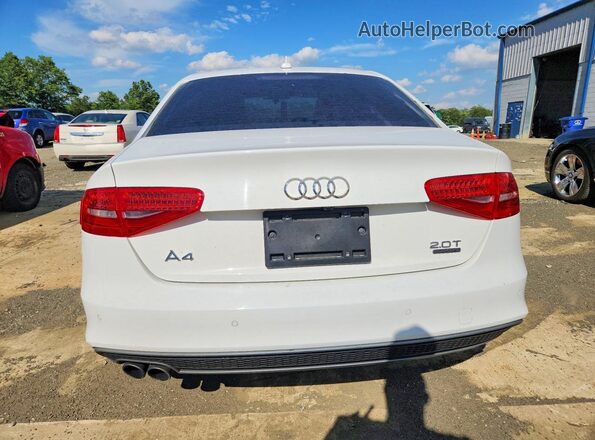 WAUBFAFL5GN013643 2016 AUDI A4 White Rear view