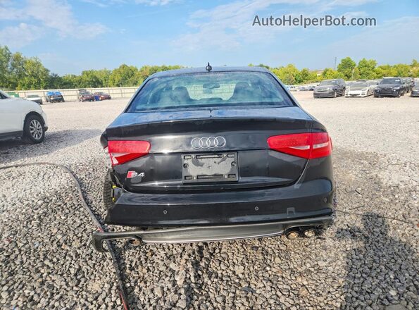 WAUBGAFLXGA005879 2016 AUDI S4 Black Вид ззаду