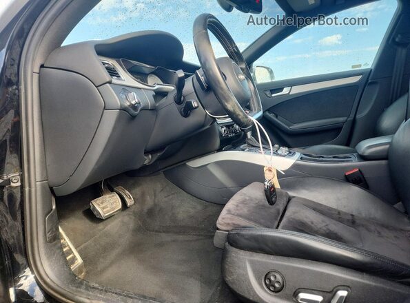 WAUBGAFLXGA005879 2016 AUDI S4 Black Вид салону спереду