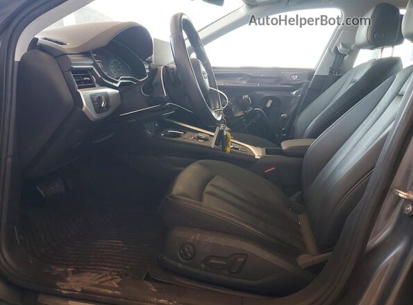 WAUBNAF43JA100788 2018 AUDI A4 Gray Front interior view