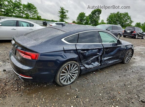 WAUBNCF50JA130657 2018 AUDI A5 Blue Tył prawy