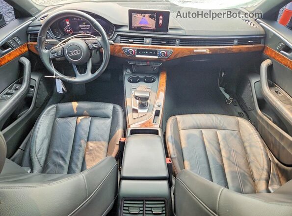 WAUBNCF56KA092174 2019 AUDI A5 Черный Вид панели приборов